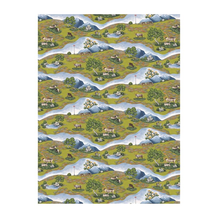 Renvandring ファブリック - Green - Arvidssons Textil | アルビットソン