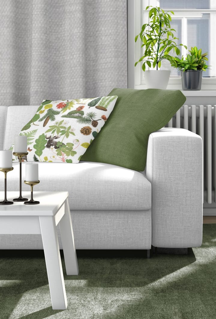 Skogsliv クッションカバー 47x47 cm, Green Arvidssons Textil | アルビットソン