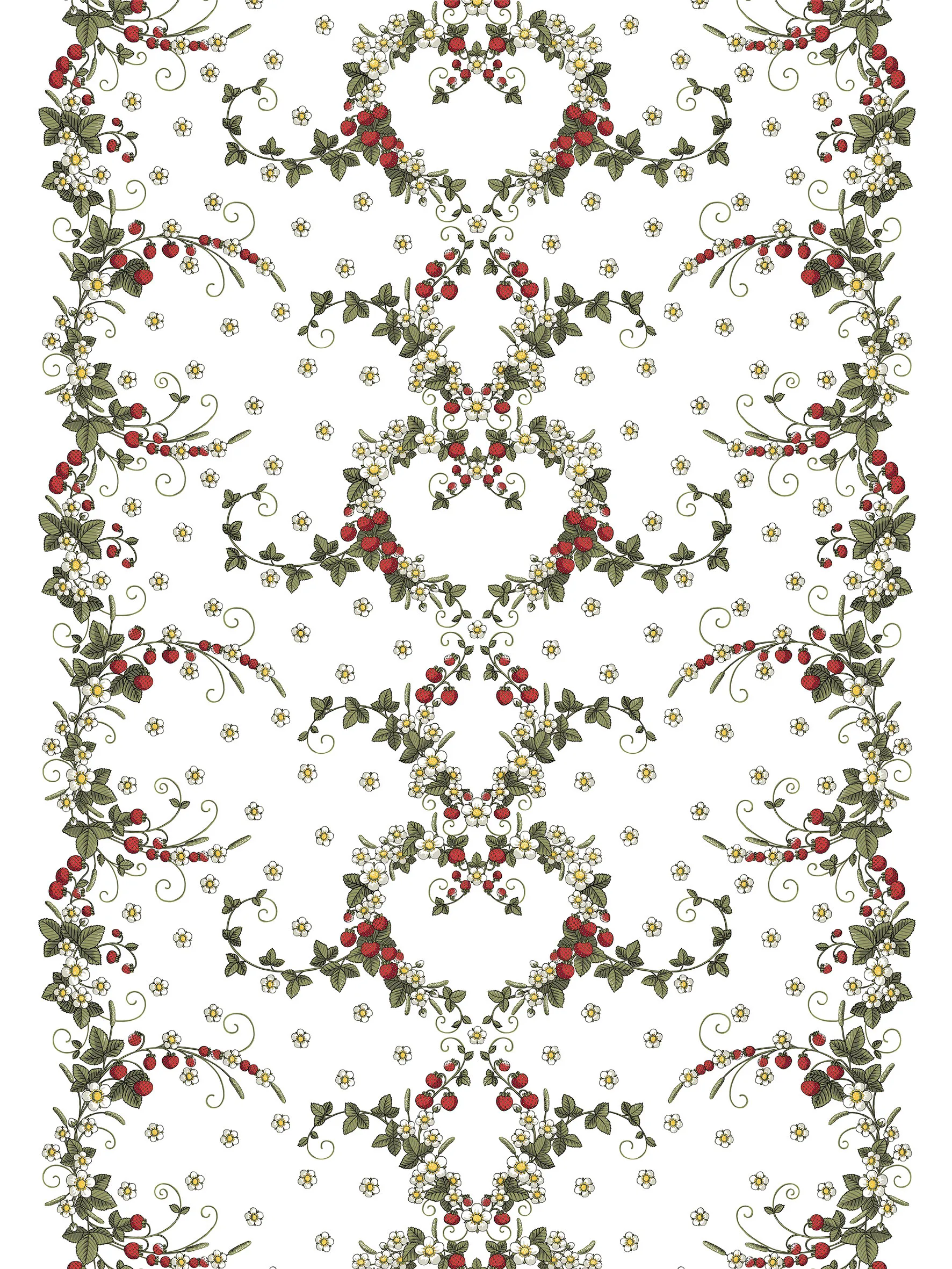 Smultronstället ファブリック, Off white Arvidssons Textil | アルビットソン