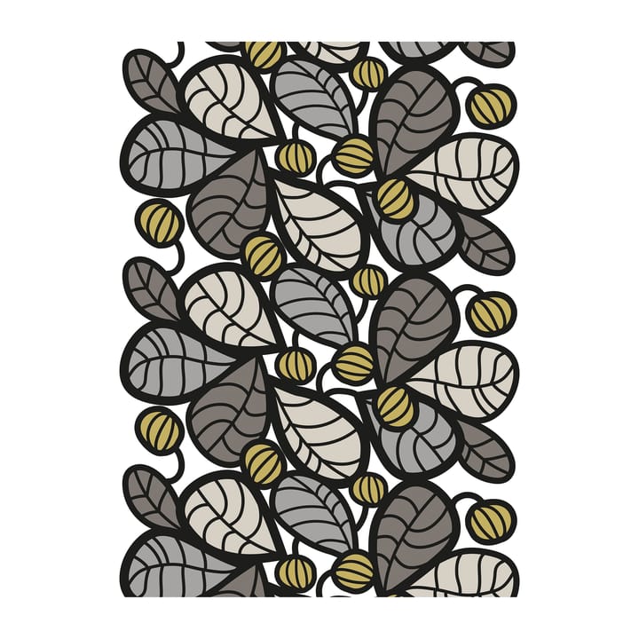 Snöbär ファブリック, grey Arvidssons Textil | アルビットソン