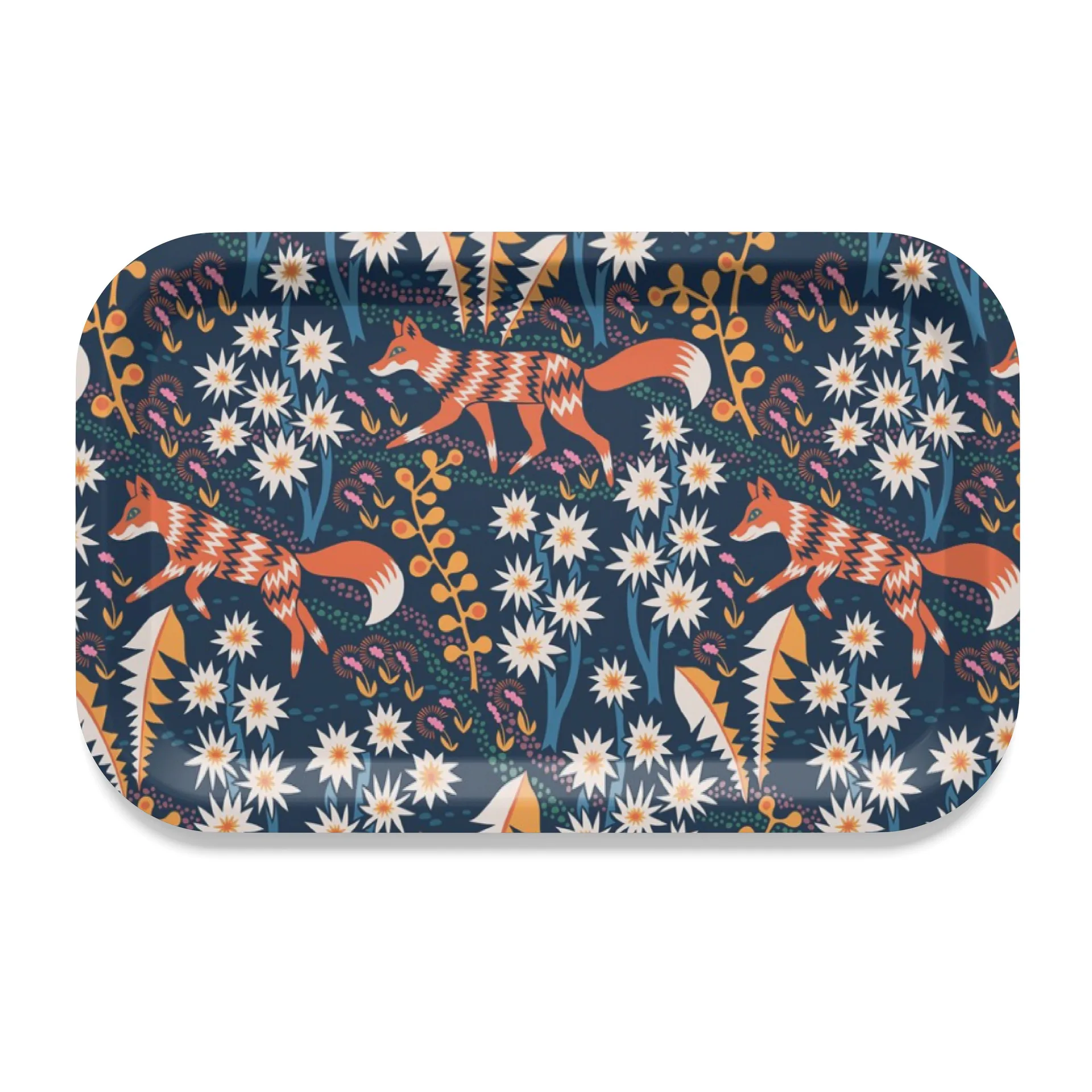 Stjärnspeja トレイ 21x31 cm, Dark blue Arvidssons Textil | アルビットソン