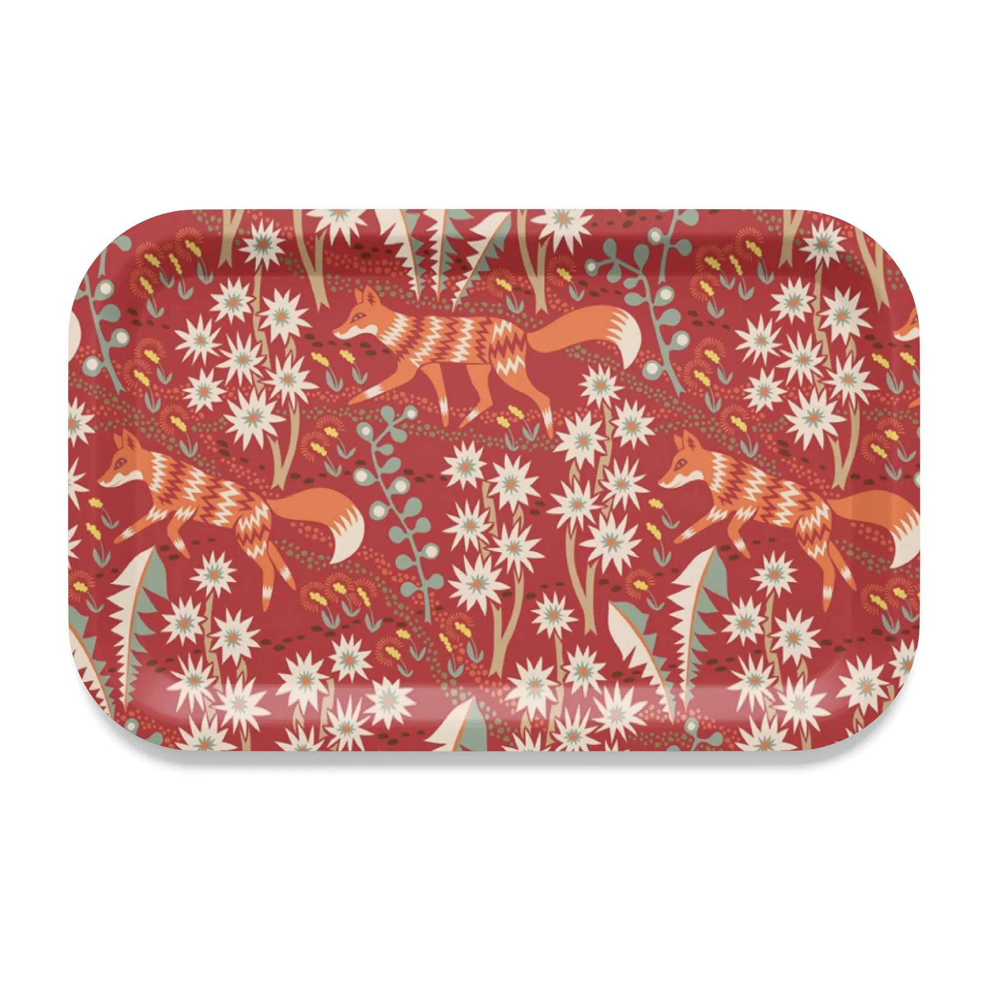Stjärnspeja トレイ 21x31 cm, Red Arvidssons Textil | アルビットソン
