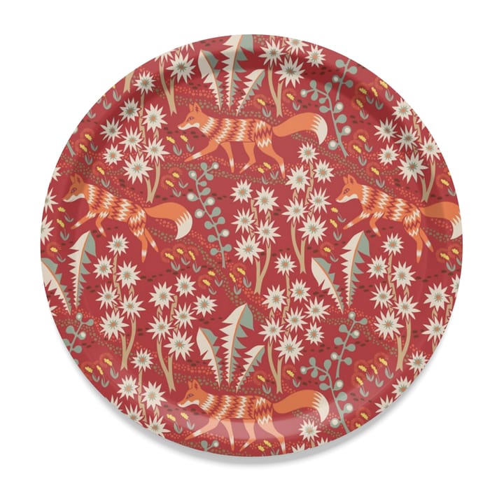 Stjärnspeja トレイ Ø31 cm - Red - Arvidssons Textil | アルビットソン