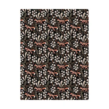 Stjärnspeja ファブリック - Black-rust - Arvidssons Textil | アルビットソン