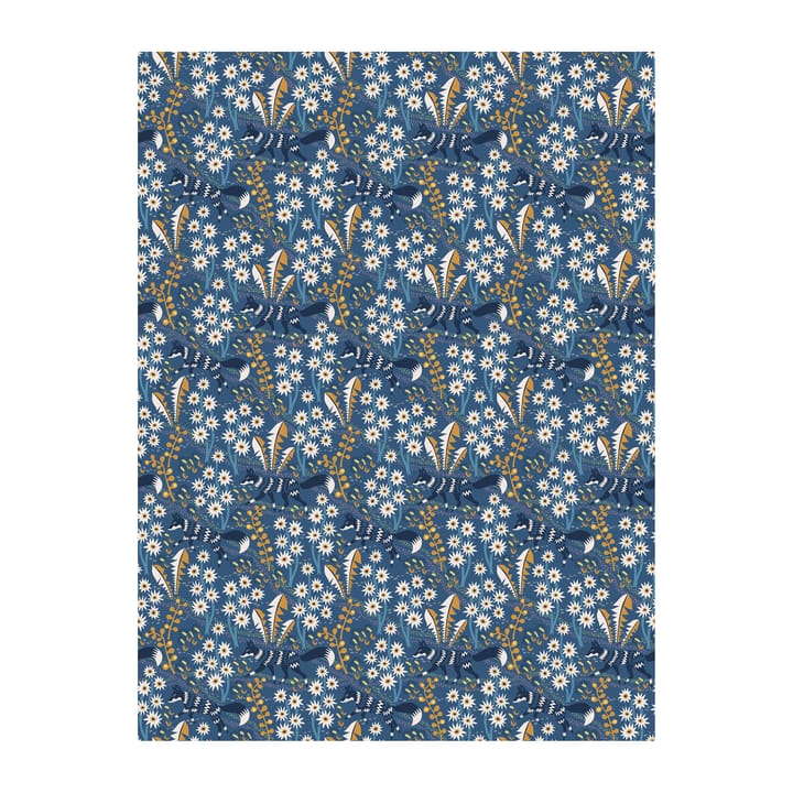 Stjärnspeja ファブリック - Blue - Arvidssons Textil | アルビットソン