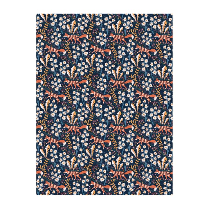 Stjärnspeja ファブリック - Dark blue - Arvidssons Textil | アルビットソン