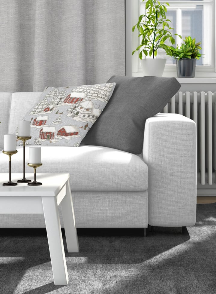 Timmerbyn ピローケース 47x47 cm, grey-red Arvidssons Textil | アルビットソン