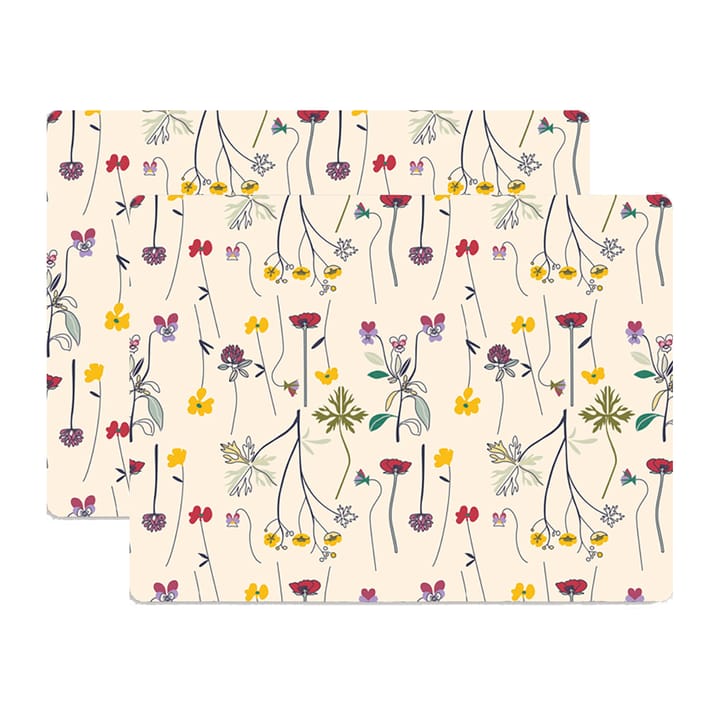 Herbarium ランチョンマット 30x40 cm 2枚 - Off-white - Åry Home | オーリーホーム