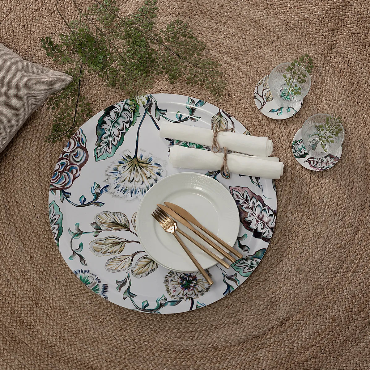 In Bloom ラウンド トレイ, Ø49 cm Åry Home | オーリーホーム