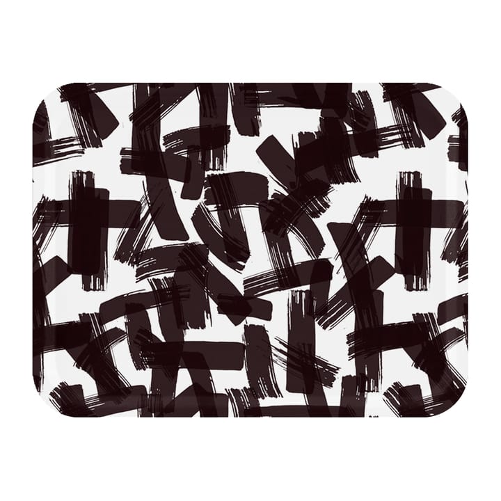 Kryss トレイ 33x43 cm - Black-white - Åry Home | オーリーホーム