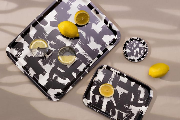 Kryss トレイ 33x43 cm, Black-white Åry Home | オーリーホーム