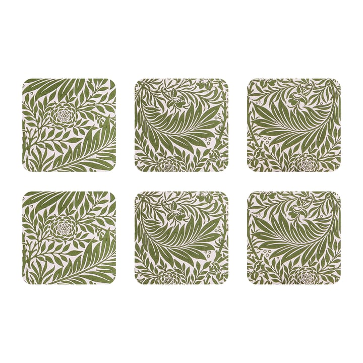 Larkspur コースター 6パック - 10x10 cm - Åry Home | オーリーホーム