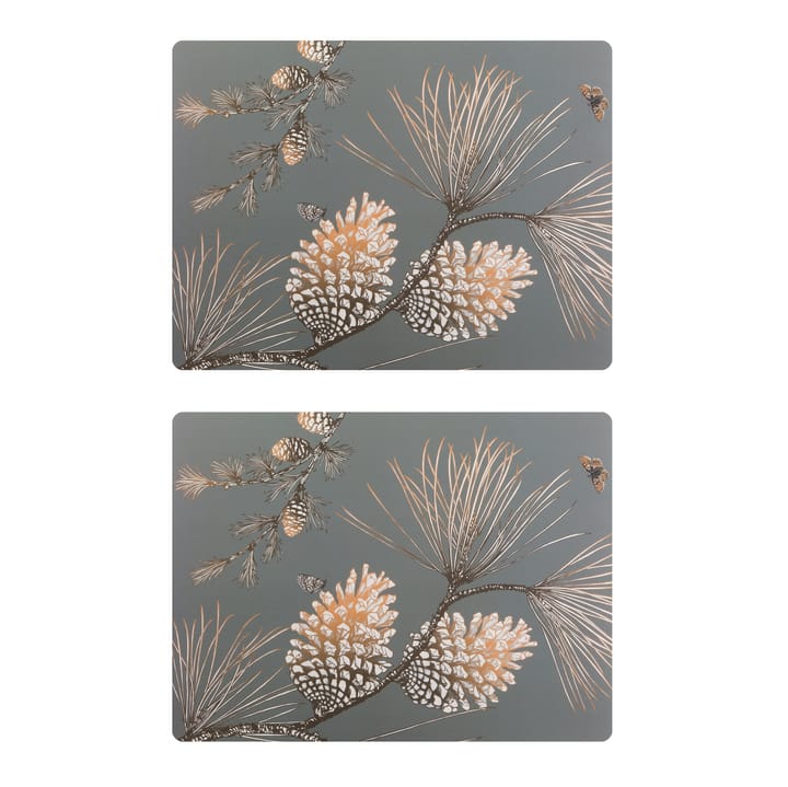 Pine Cone ランチョンマット 2パック - moss grey - Åry Home | オーリーホーム
