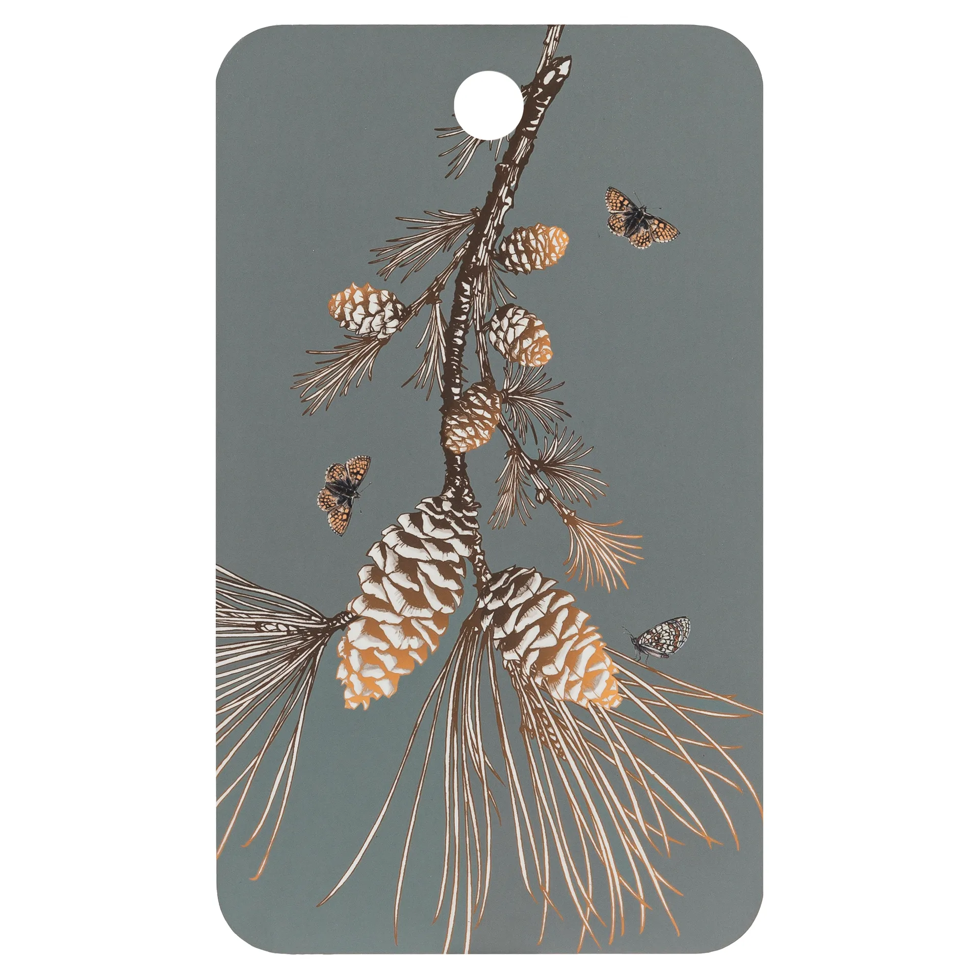 Pine Cone カッティングボード 20x34 cm, Moss grey Åry Home | オーリーホーム