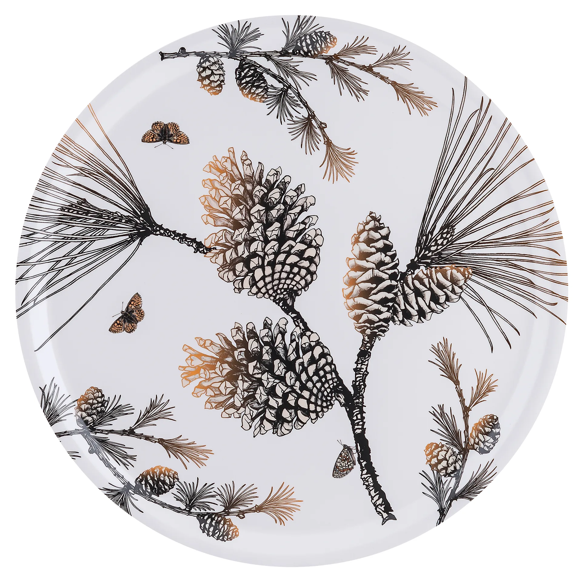 Pine Cone トレイ Ø 38 cm, Cotton white Åry Home | オーリーホーム