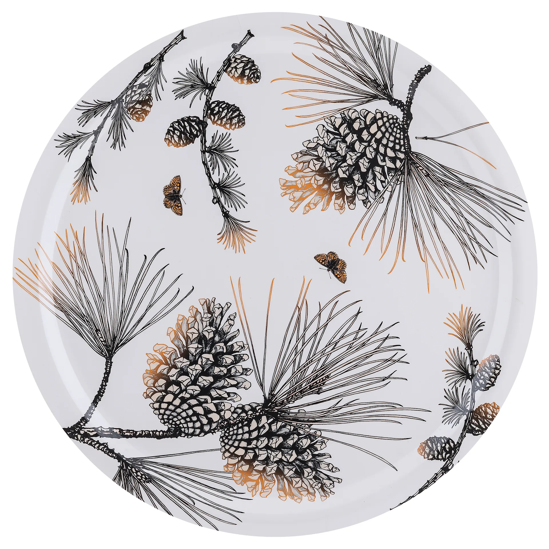 Pine Cone トレイ  Ø 49 cm, Cotton white Åry Home | オーリーホーム