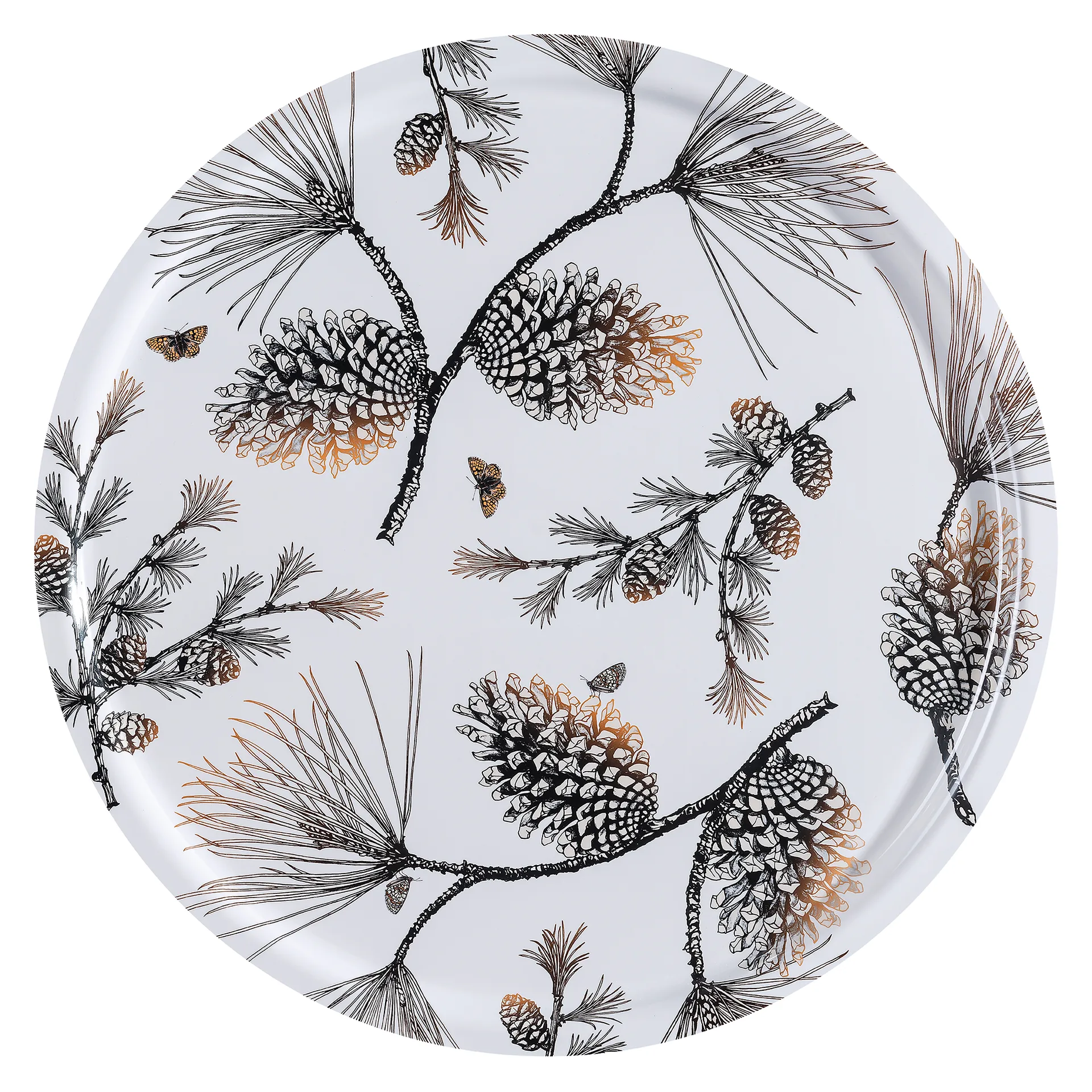 Pine Cone トレイ Ø 65 cm, Cotton white Åry Home | オーリーホーム