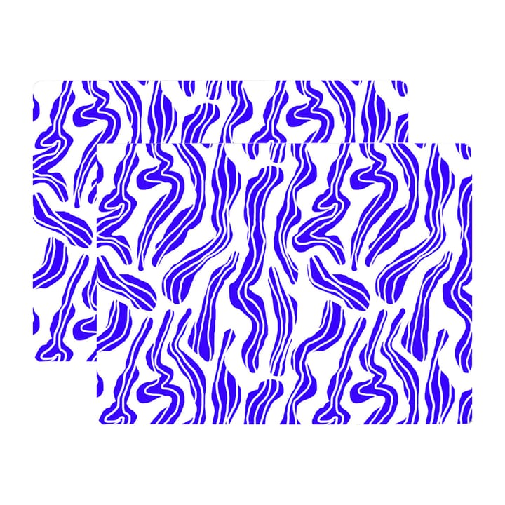 Sudd ラン�チョンマット 30x40 cm 2枚セット - Blue-white - Åry Home | オーリーホーム