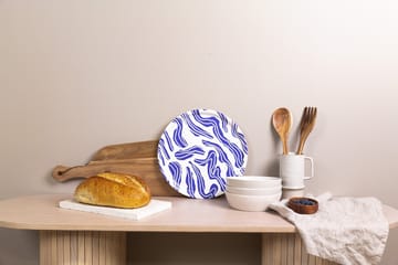Sudd トレイ Ø38 cm - Blue-white - Åry Home | オーリーホーム