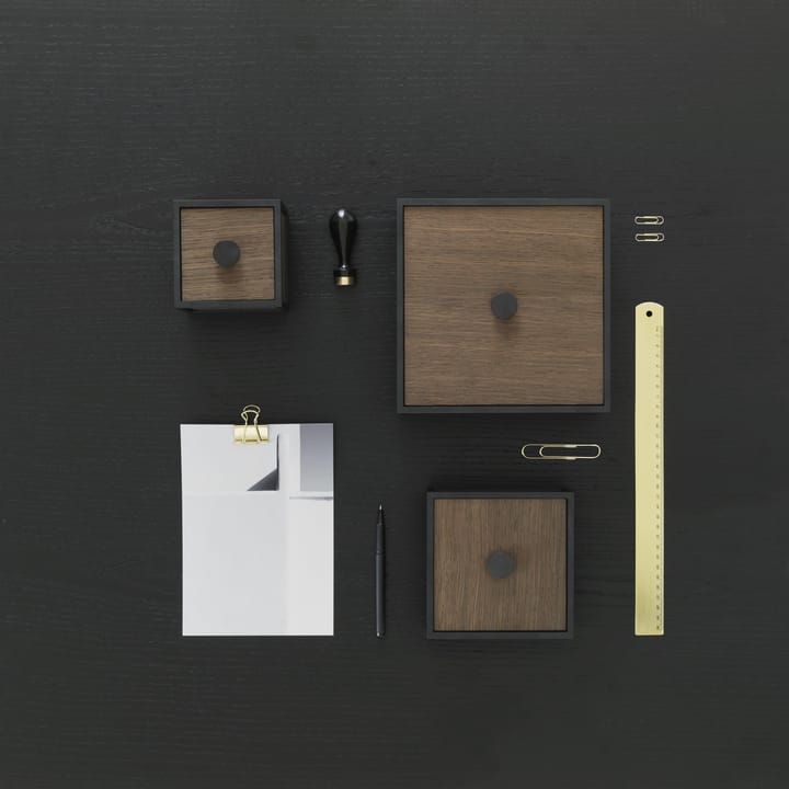 フレーム 14 ボックス 蓋付き, smoked oak Audo Copenhagen | オドー・コペンハーゲン