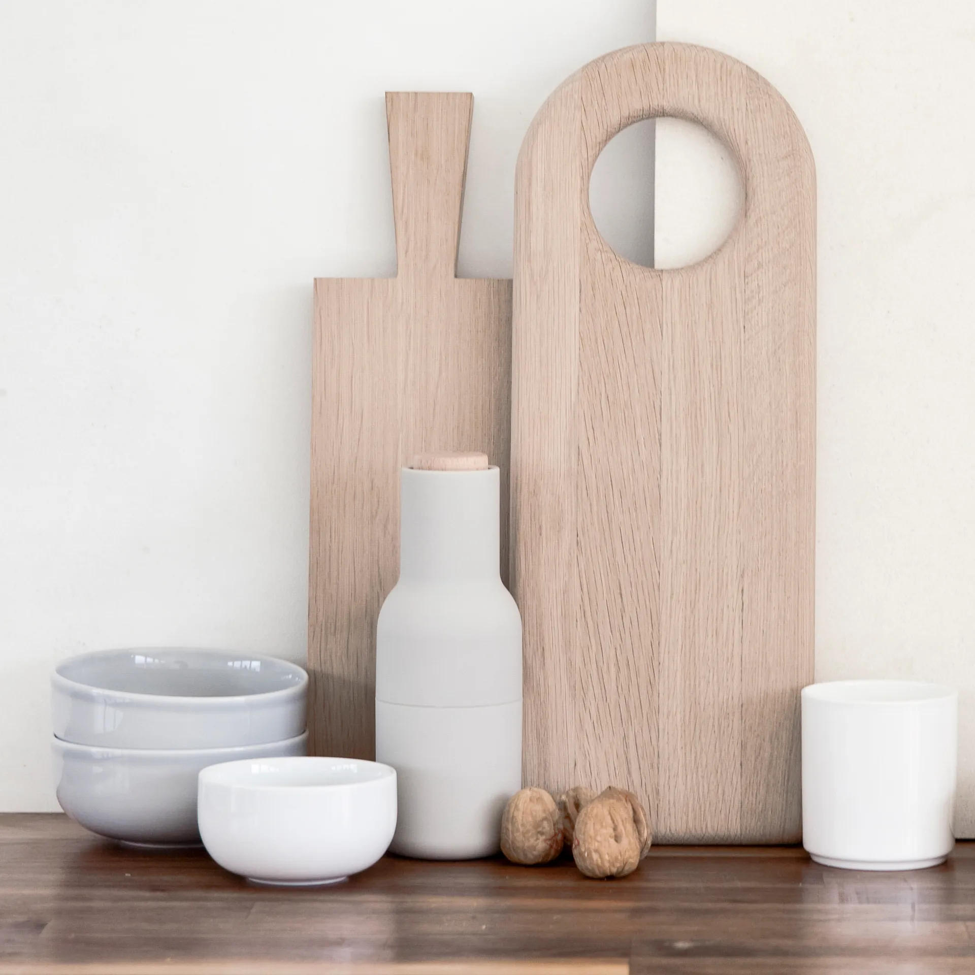 ボトルグラインダー スパイスミル 2本セット, Ash-carbon (wooden lid) Audo Copenhagen | オドー・コペンハーゲン