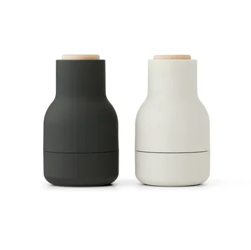 ボトルグラインダー スパイスミル - スモール 2個セット - Ash-carbon (wooden lid) - Audo Copenhagen | オドー・コペンハーゲン