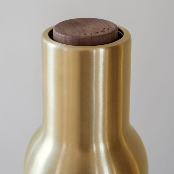 ボトルグラインダー スパイスミル (メタル) 2本セット, Brushed brass (walnut lid) Audo Copenhagen | オドー・コペンハーゲン