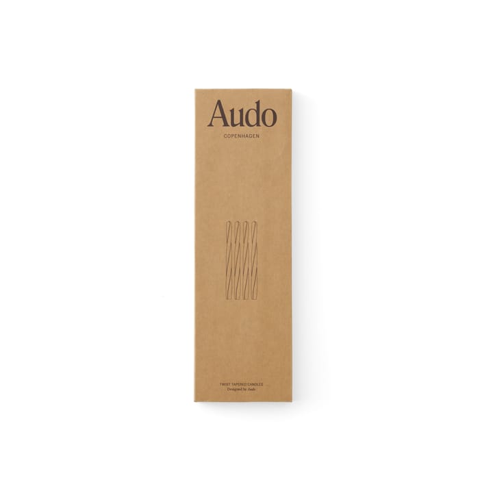 ツイストライト キャンドル 30 cm 4本, Ivory Audo Copenhagen | オドー・コペンハーゲン