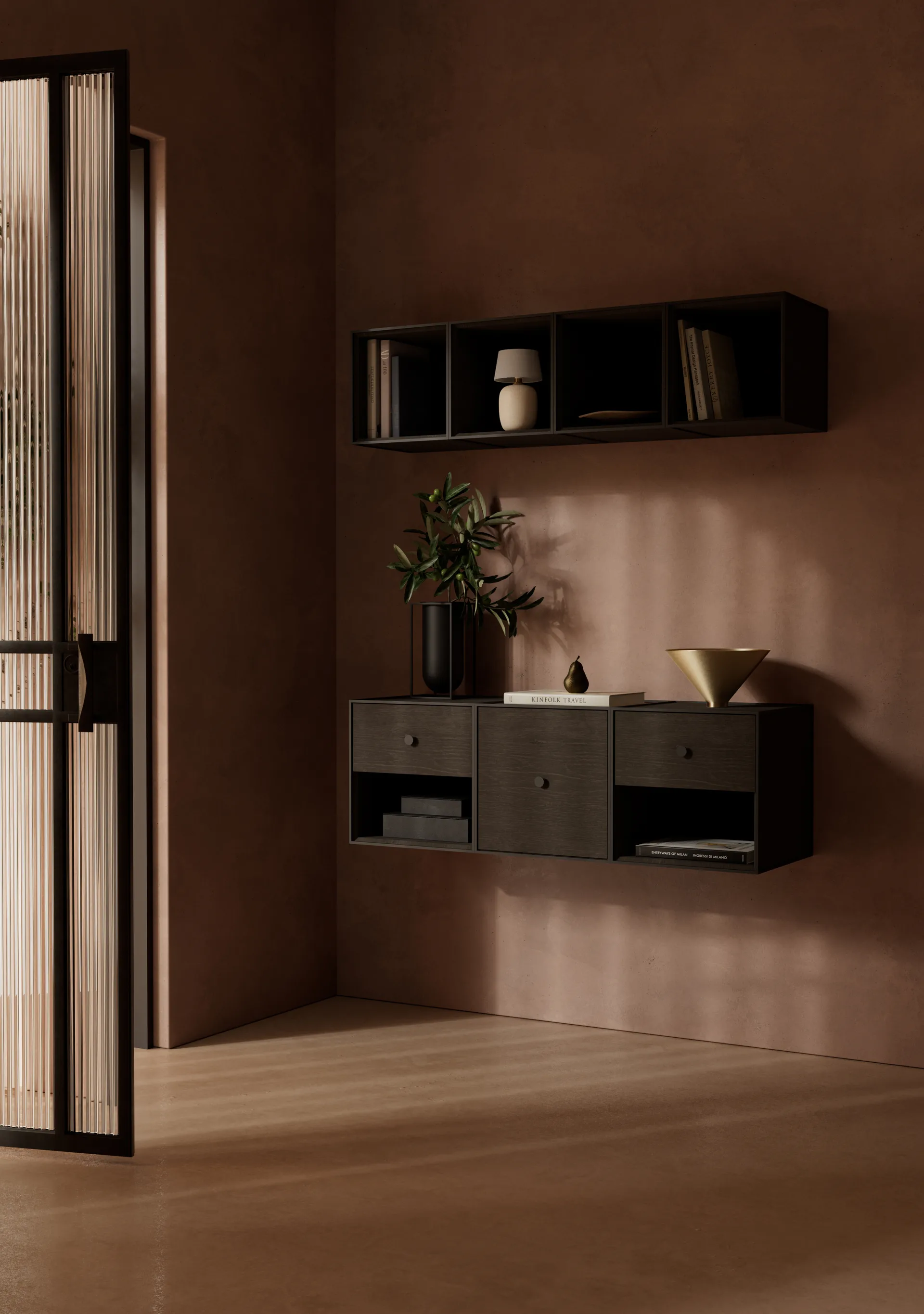 フレーム 35 ドアなしキューブ, smoked oak Audo Copenhagen | オドー・コペンハーゲン