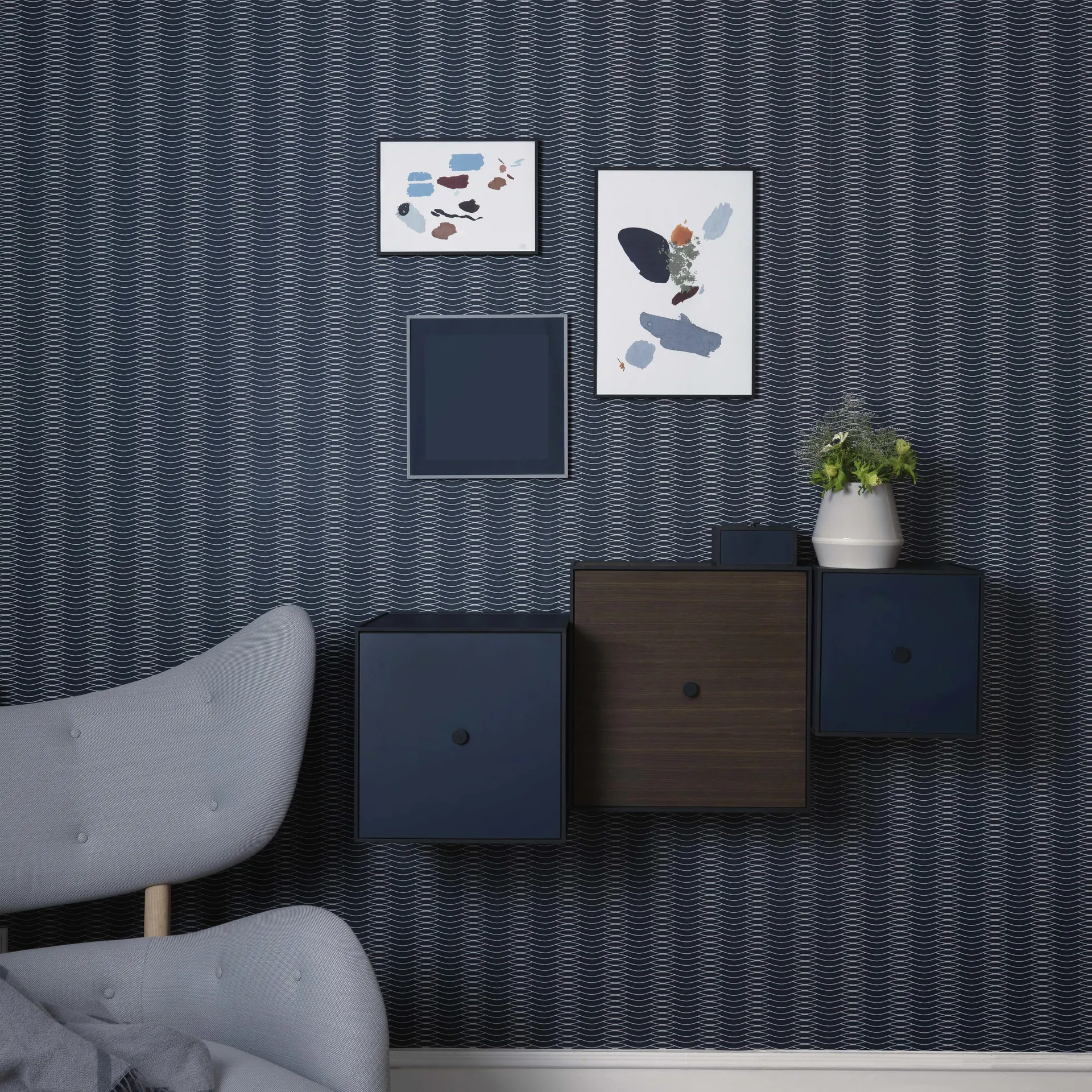 フレーム 42 ドア付きキューブ, smoked oak Audo Copenhagen | オドー・コペンハーゲン