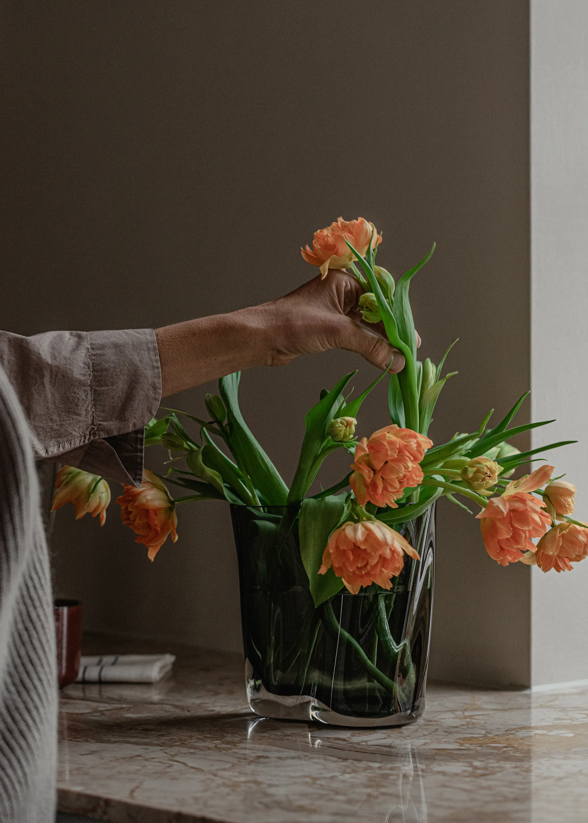 Aer 花瓶 19 cm, Smoke Audo Copenhagen | オドー・コペンハーゲン