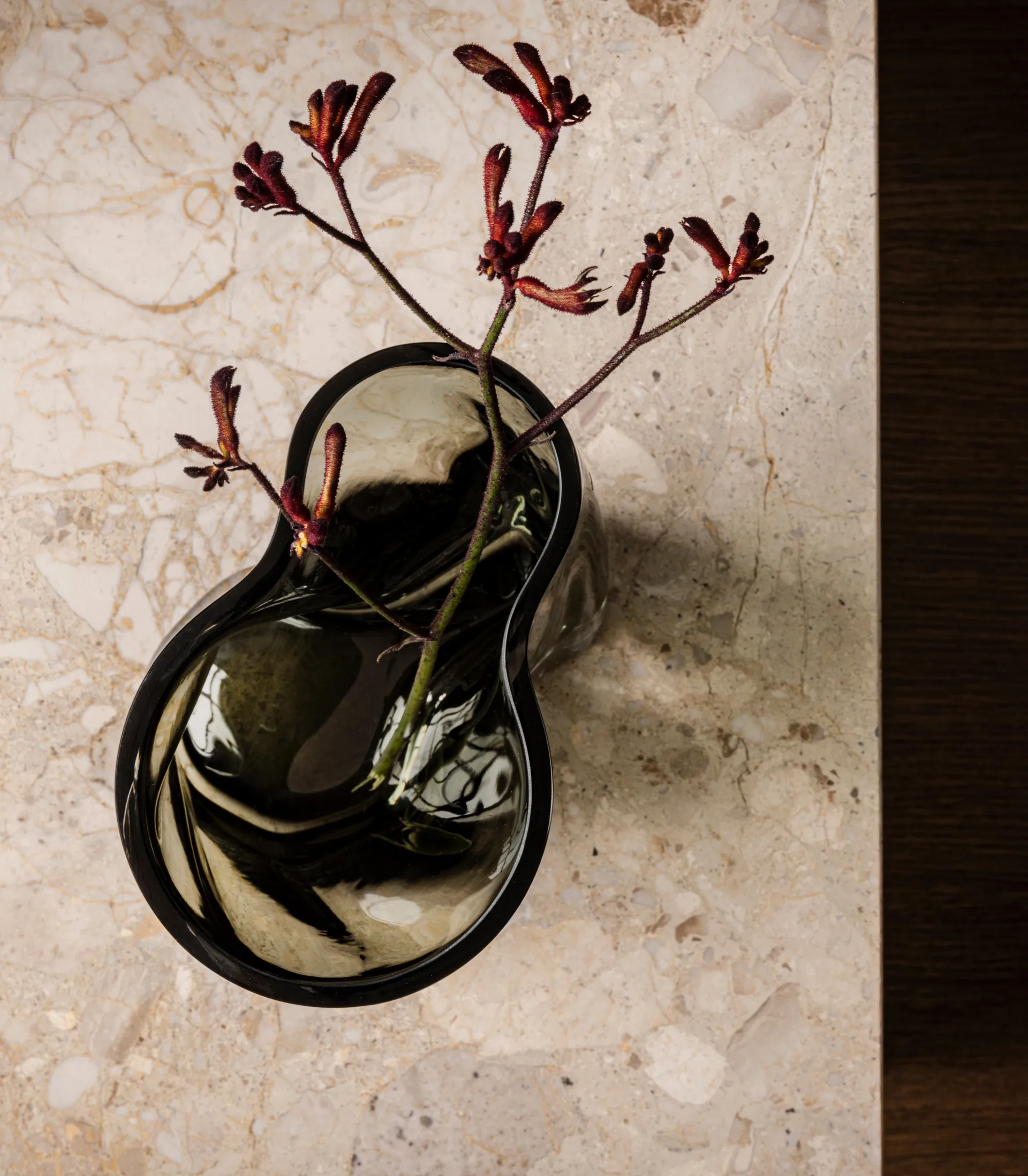 Aer 花瓶 19 cm, Smoke Audo Copenhagen | オドー・コペンハーゲン