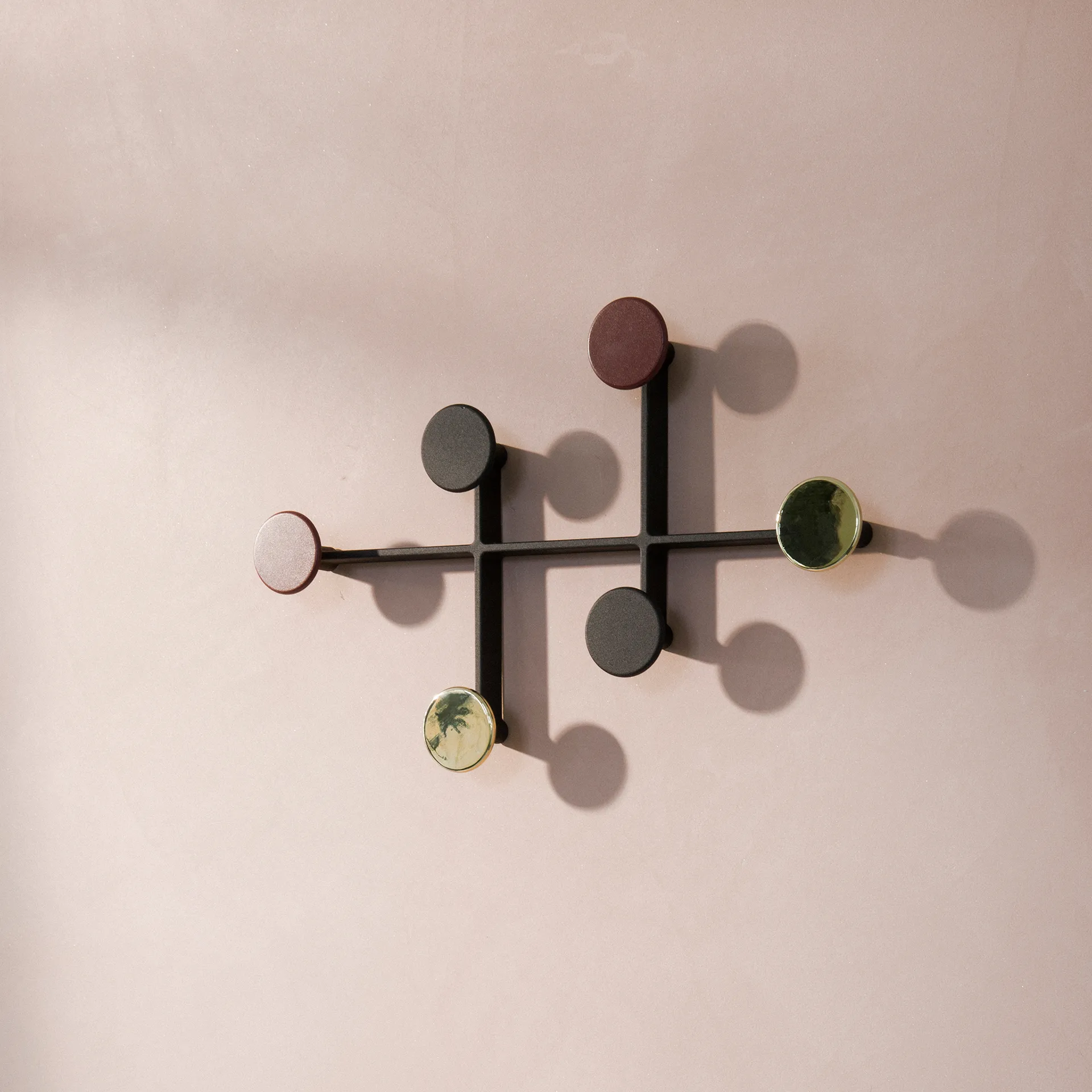 Afteroom コートハンガー, black-brass Audo Copenhagen | オドー・コペンハーゲン