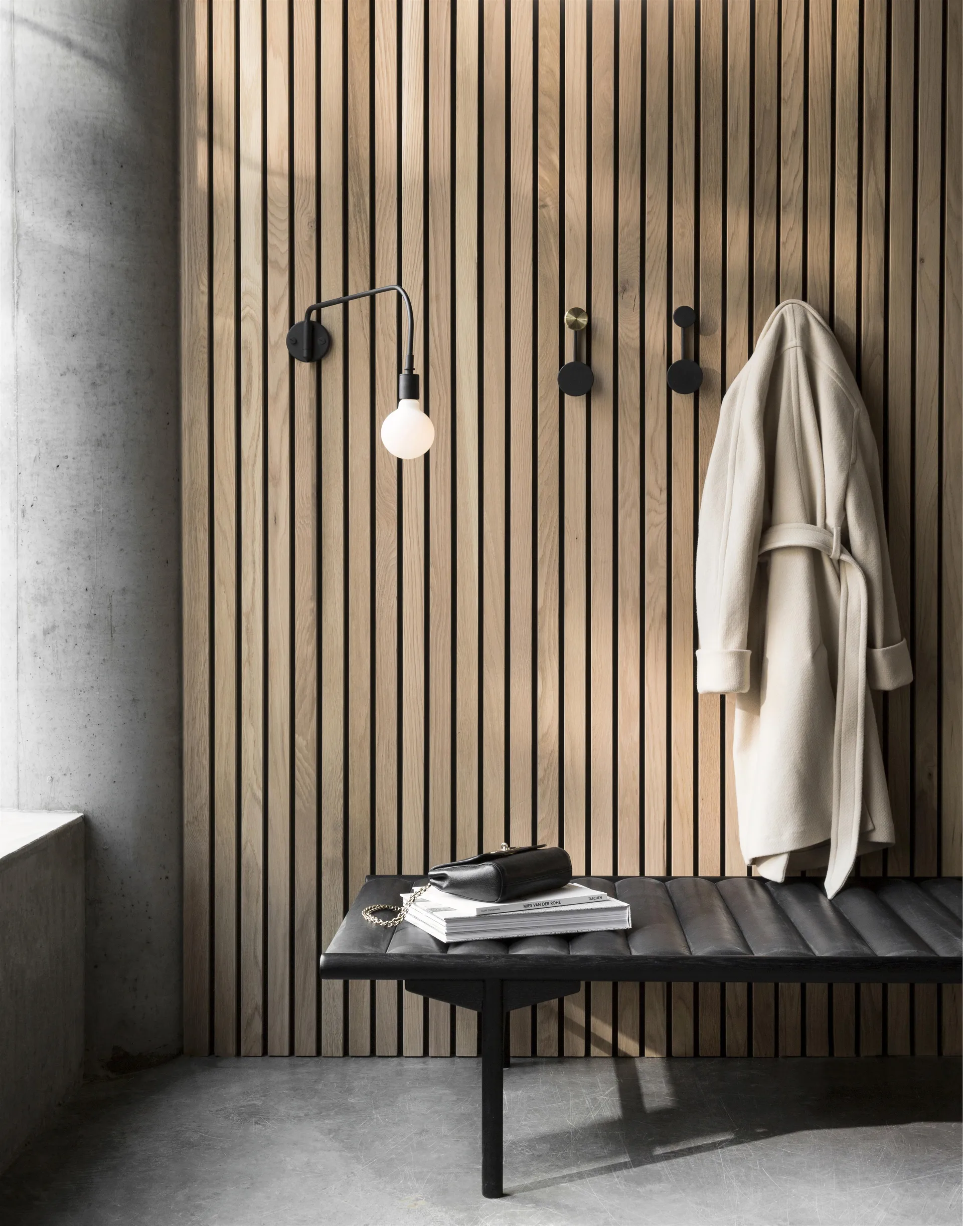 Afteroom 洋服 ハンガー スモール, black Audo Copenhagen | オドー・コペンハーゲン