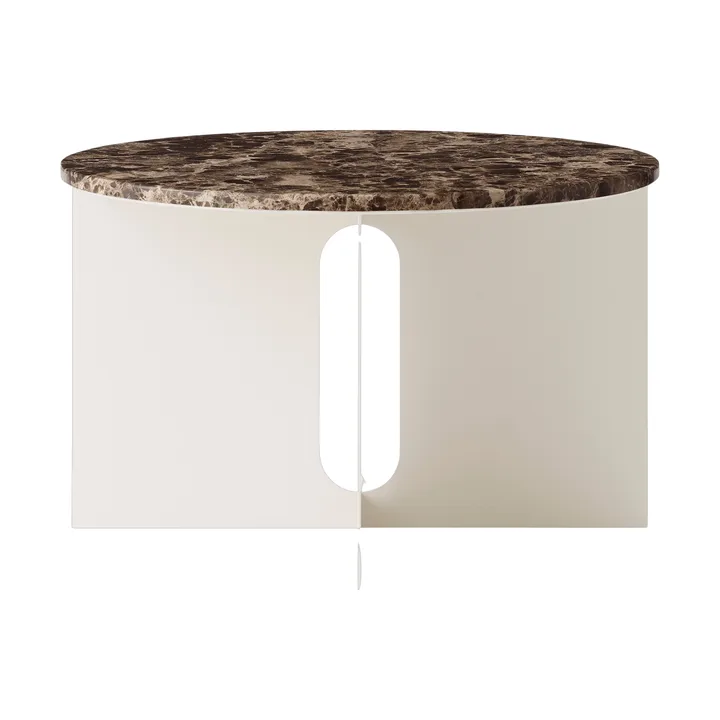 Androgyne サイドテーブル - Emperador marble-ivory steel, Ø65 cm - Audo Copenhagen | オドー・コペンハーゲン