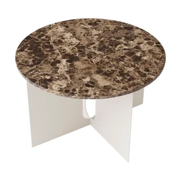 Androgyne サイドテーブル - Emperador marble-ivory steel, Ø65 cm - Audo Copenhagen | オドー・コペンハーゲン