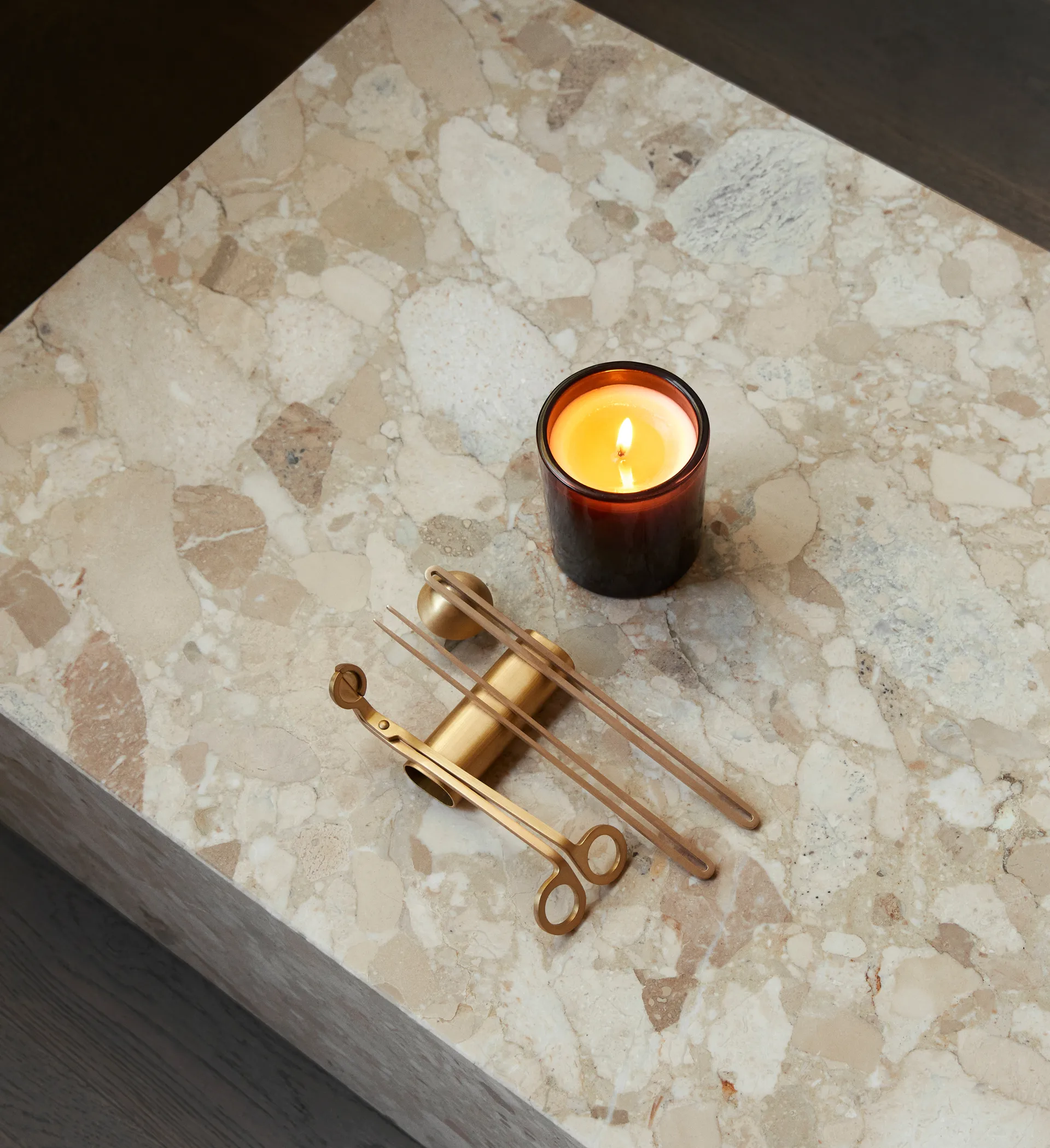 Clip ケアキット キャンドル 4個セット, Brass Audo Copenhagen | オドー・コペンハーゲン