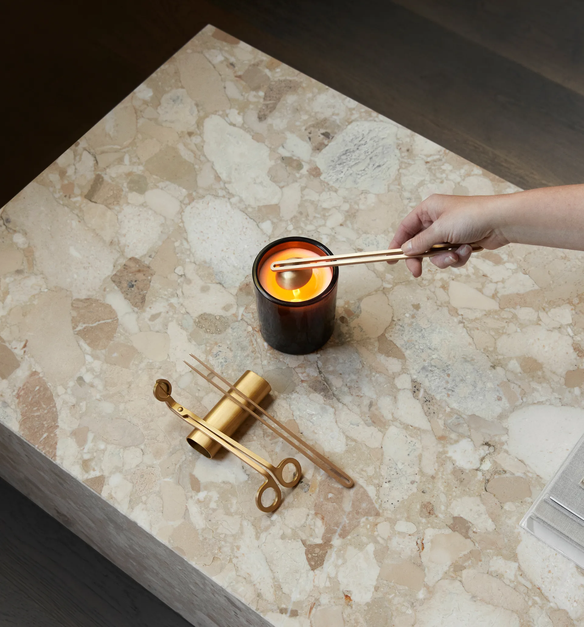 Clip ケアキット キャンドル 4個セット, Brass Audo Copenhagen | オドー・コペンハーゲン