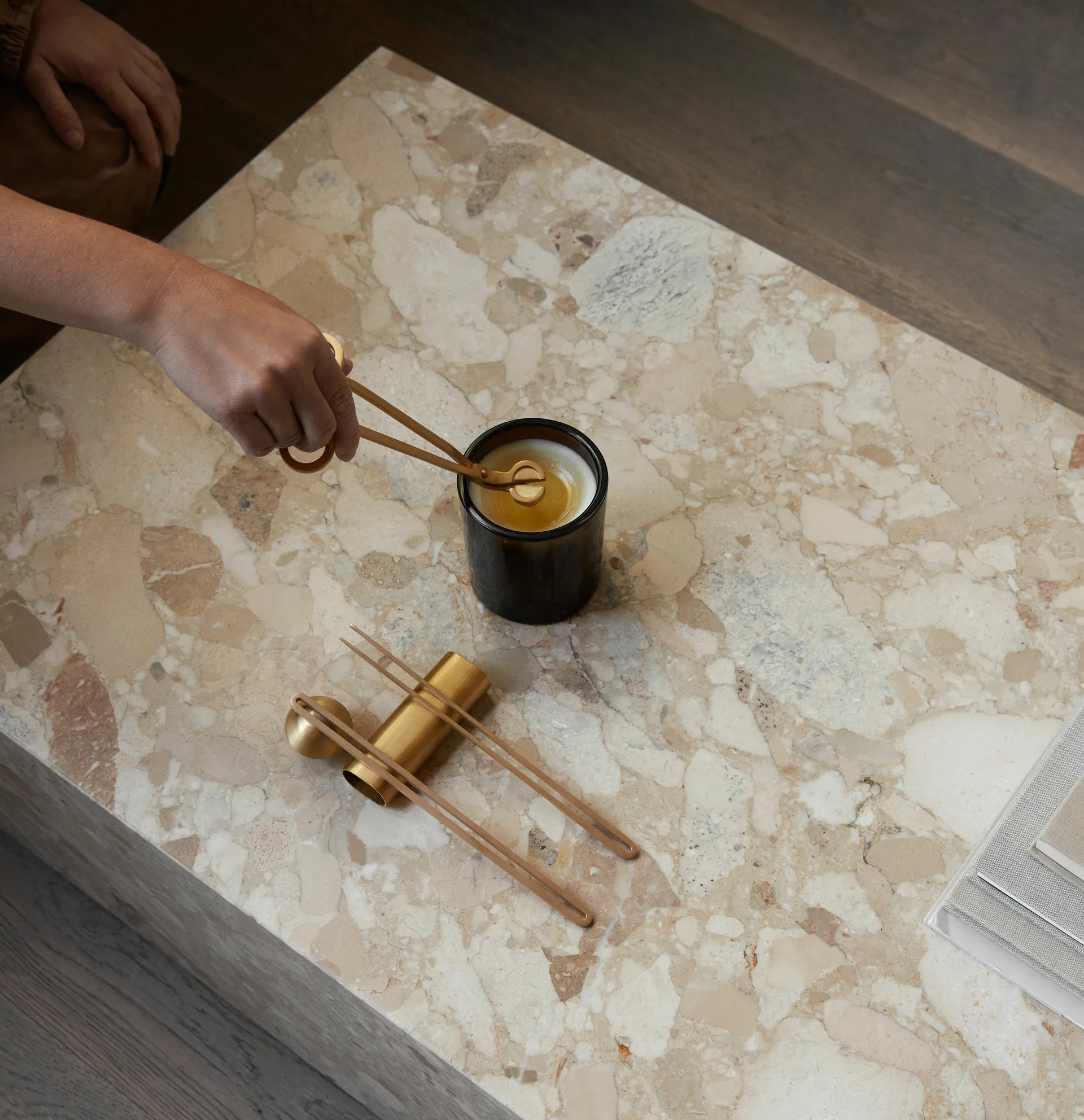 Clip ケアキット キャンドル 4個セット, Brass Audo Copenhagen | オドー・コペンハーゲン