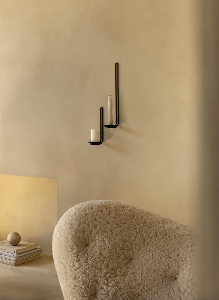 Clip ティーライトホルダー wall 20 cm, Black Audo Copenhagen | オドー・コペンハーゲン