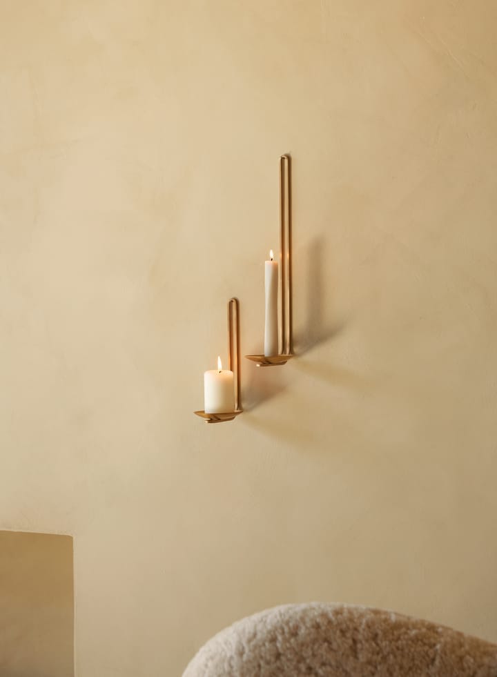 Clip ティーライト�ホルダー wall 20 cm, Brass Audo Copenhagen | オドー・コペンハーゲン