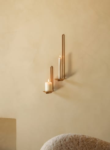 Clip ティーライトホルダー wall 20 cm - Brass - Audo Copenhagen | オドー・コペンハーゲン