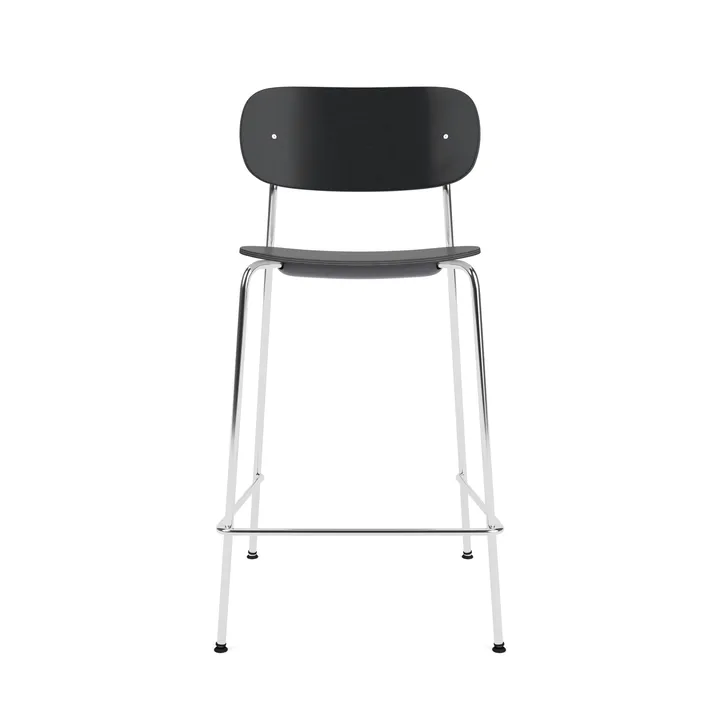 Co Bar Chair バースツール - Black oak-chromed steel, 65 cm - Audo Copenhagen | オドー・コペンハーゲン