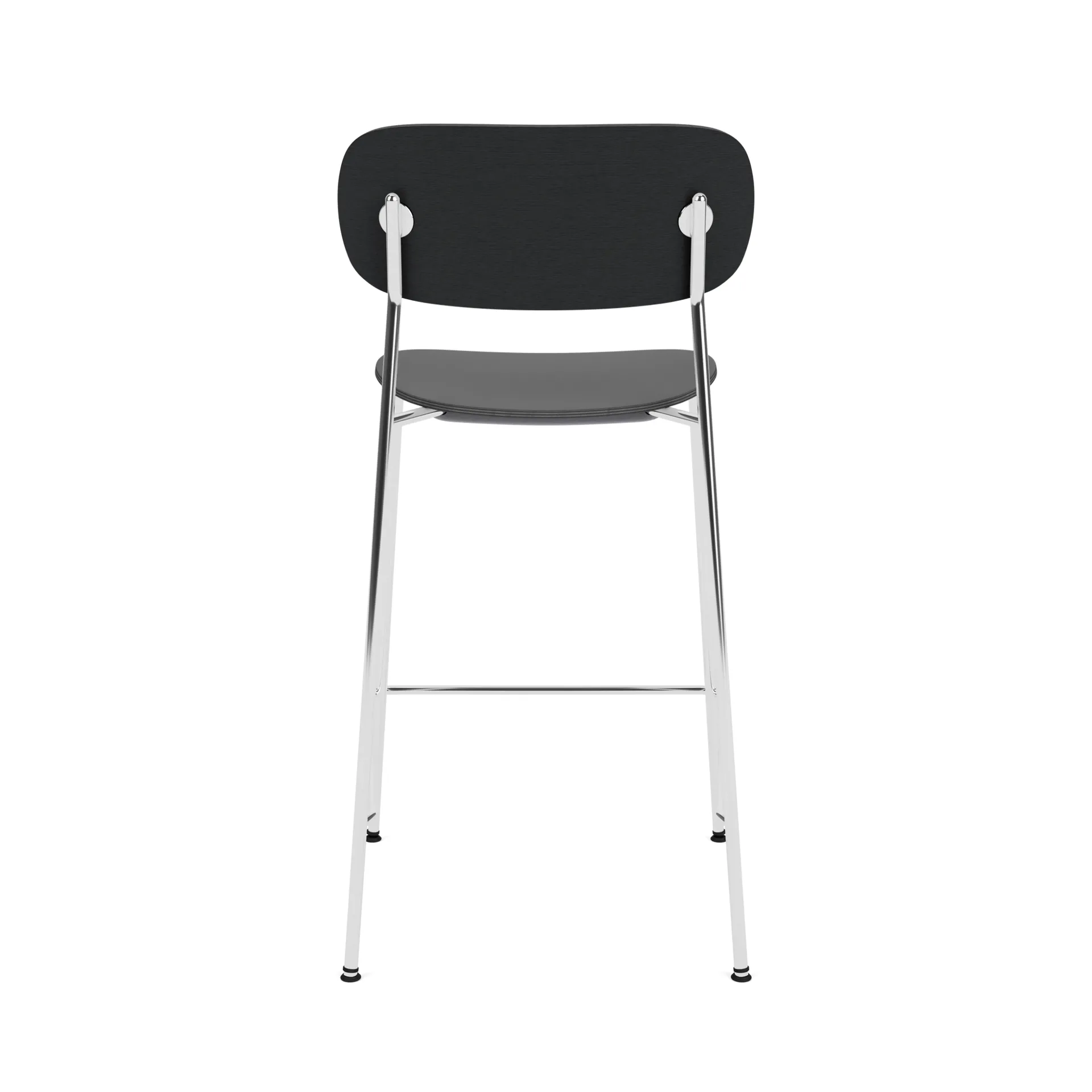 Co Bar Chair バースツール, Black oak-chromed steel, 65 cm Audo Copenhagen | オドー・コペンハーゲン