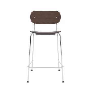 Co Bar Chair バースツール - Dark stained oak-chromed steel, 65 cm - Audo Copenhagen | オドー・コペンハーゲン