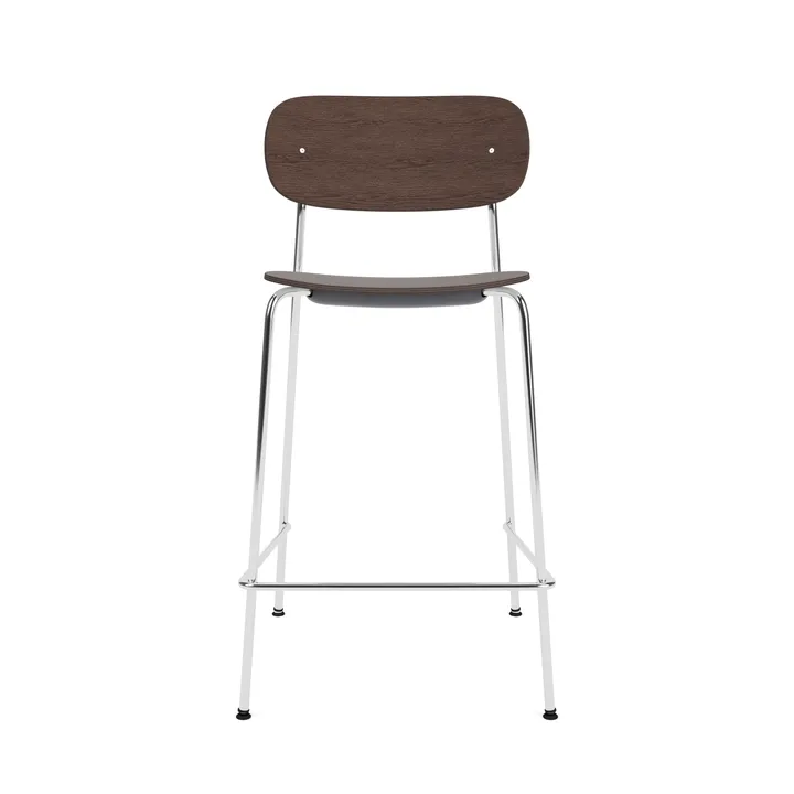 Co Bar Chair バースツール - Dark stained oak-chromed steel, 65 cm - Audo Copenhagen | オドー・コペンハーゲン