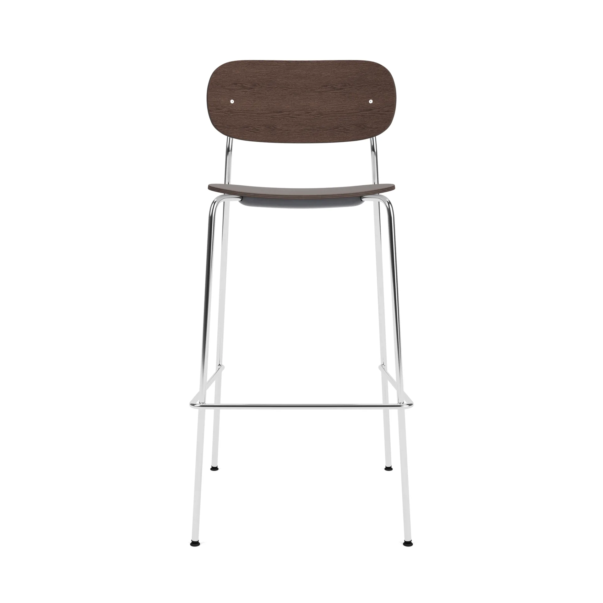 Co Bar Chair バースツール, Dark stained oak-chromed steel, 75 cm Audo Copenhagen | オドー・コペンハーゲン