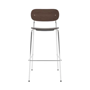 Co Bar Chair バースツール - Dark stained oak-chromed steel, 75 cm - Audo Copenhagen | オドー・コペンハーゲン