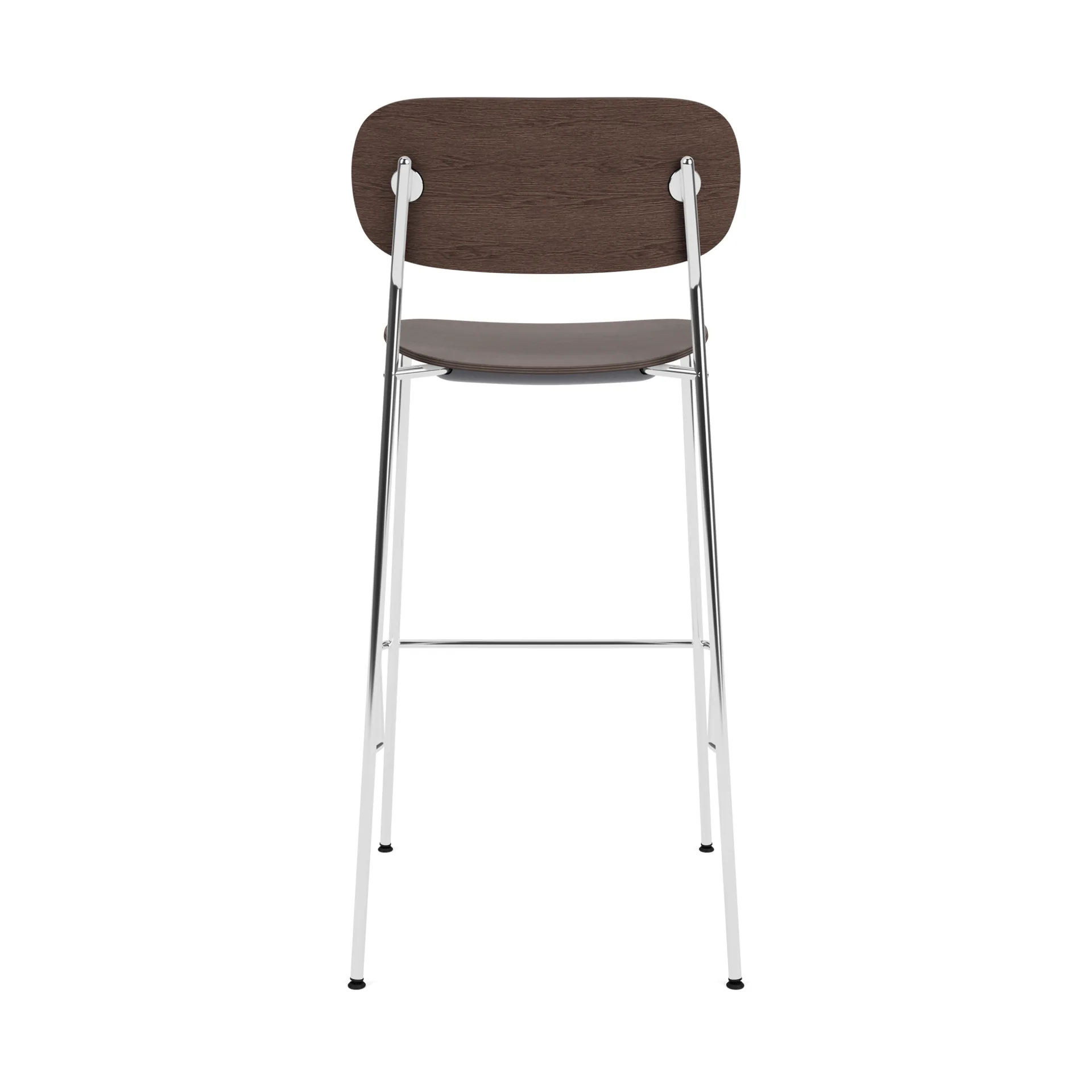 Co Bar Chair バースツール, Dark stained oak-chromed steel, 75 cm Audo Copenhagen | オドー・コペンハーゲン