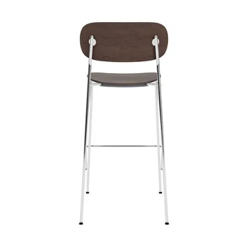 Co Bar Chair バースツール - Dark stained oak-chromed steel, 75 cm - Audo Copenhagen | オドー・コペンハーゲン